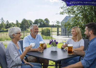 Biergarten der Gastro